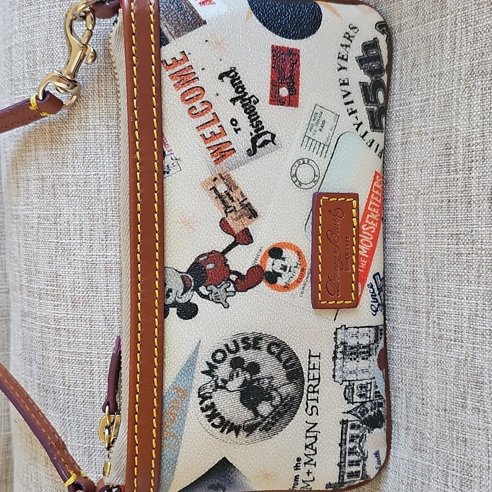 Dooney & Bourke Disneyland 55th Anniversary Wristlet, New
